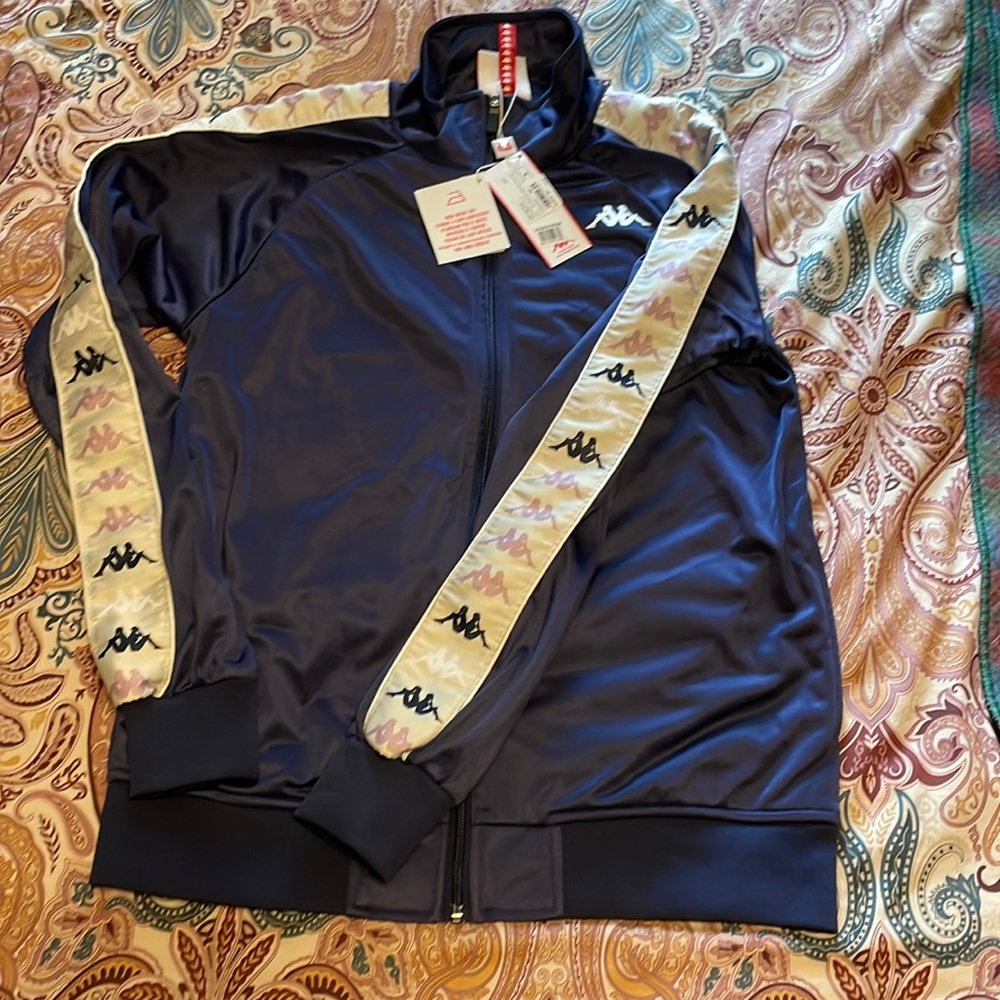 NWT kappa track jacket size mens small